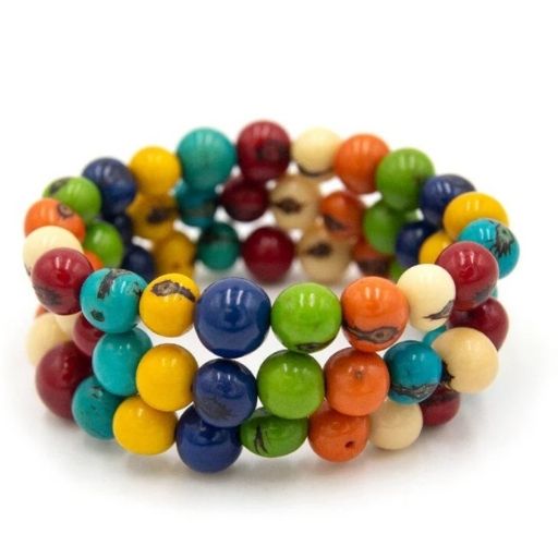 Caribbean Emerald Stacey Bracelet - 3 in 1