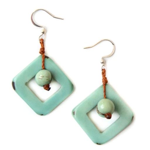 Caribbean Emerald Breezy Earrings
